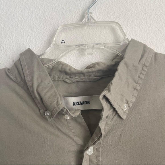 Buck Mason Button Down Long Sleeve Pocket Shirt - Picture 5 of 7